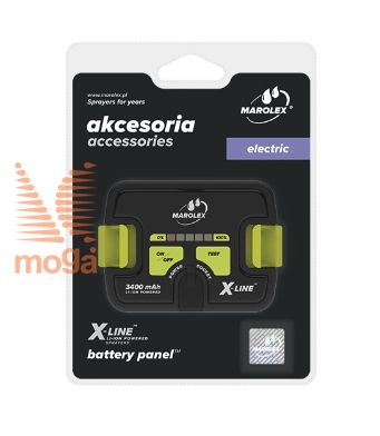 Slika Baterija z nadzorno ploščo |Litij-ionska|3400 mAh|Marolex|