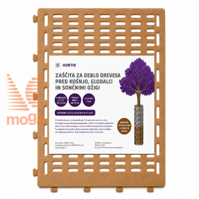 Slika Zaščita za deblo drevesa pred košnjo/glodalci/soncem |PVC|Rjava|D:38cm x V:25cm|